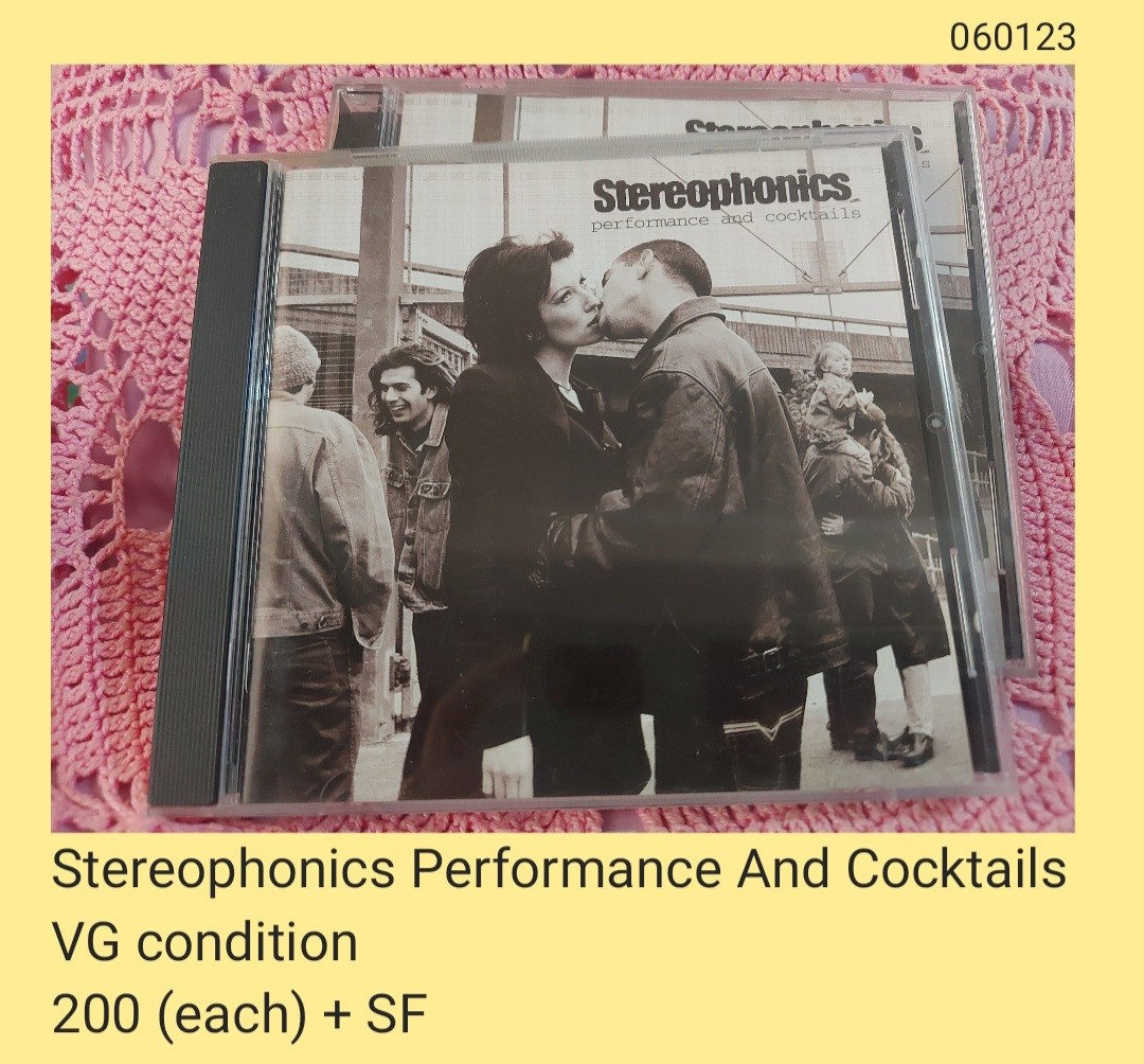 Stereophonics Performance And Cocktails CD (unsealed), Hobbies  Toys,  Music  Media, CDs  DVDs on Carousell