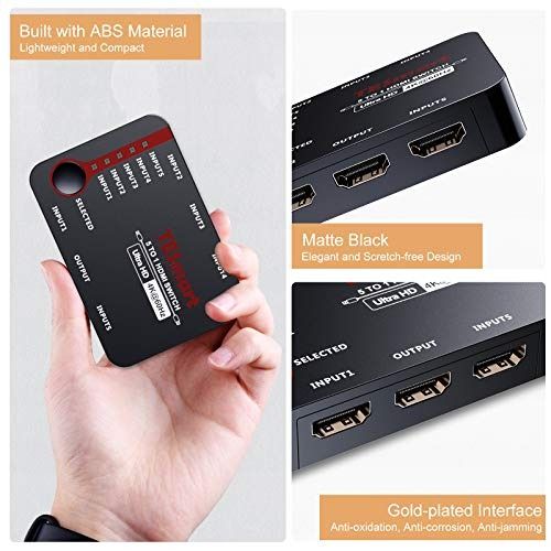Tesmart 5x1 hdmi switch on sale