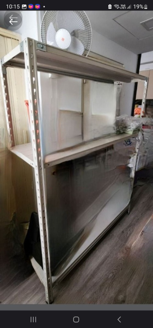 storeroom rack (for bomb shelter) 4 level, Furniture & Home Living ...