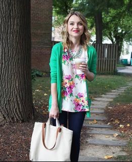 Stradivarius emerald green cardigan