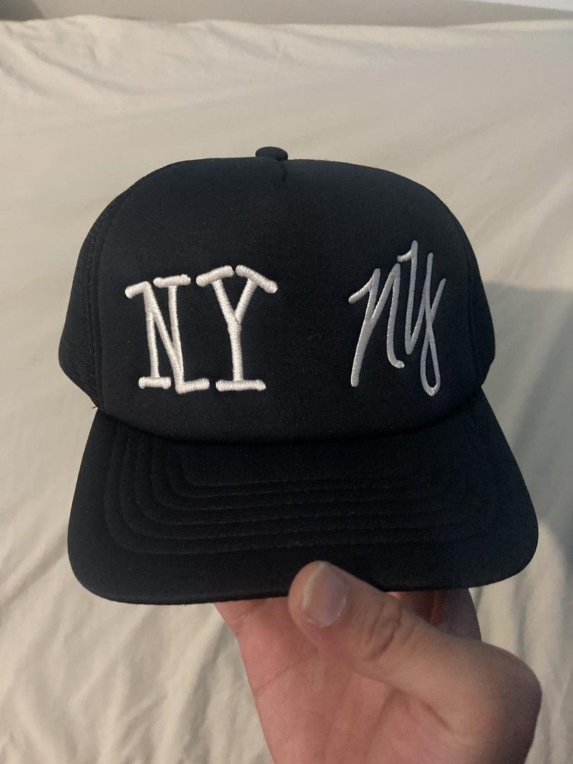 Stussy Mesh Trucker Hat in Black for Men