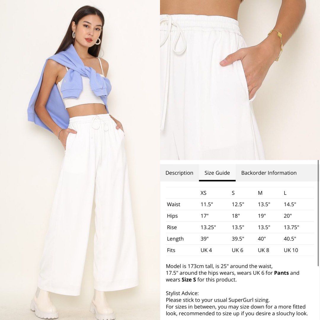 White satin clearance joggers
