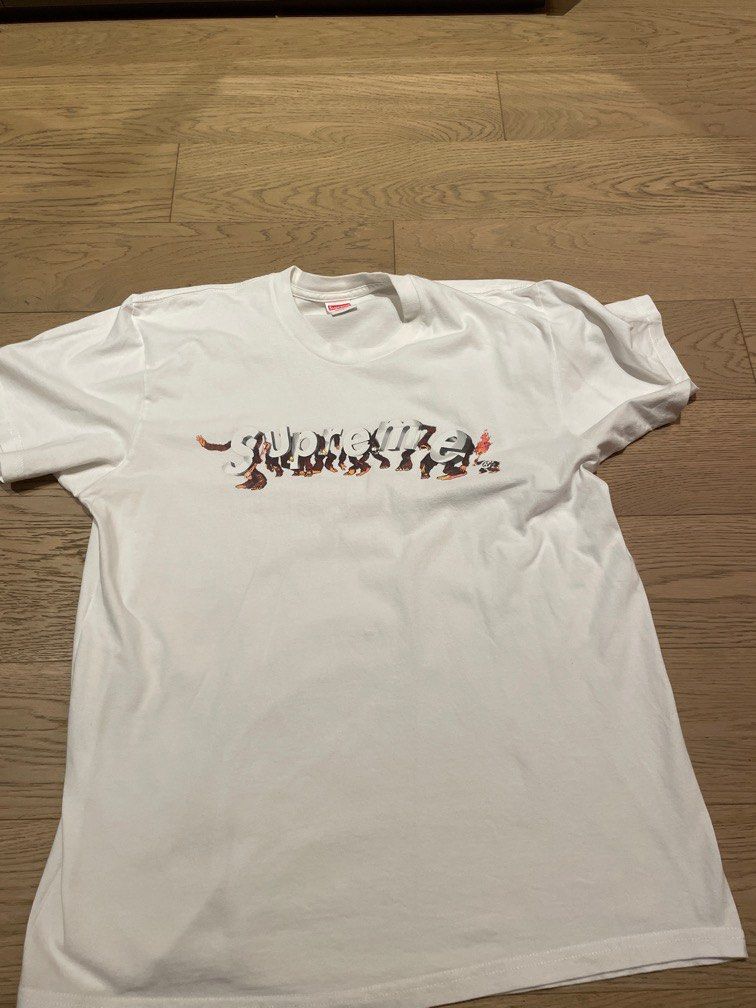Supreme liquid tee white online