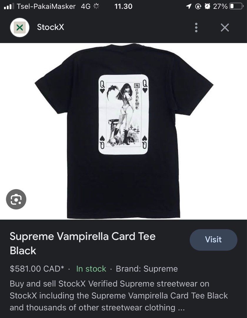 Vampirella Supreme Shirt Supreme Vampirella Inspect Tee