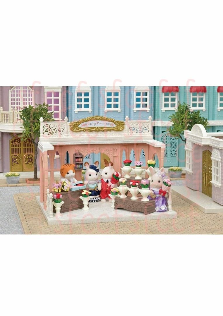 Calico critters flower sales shop