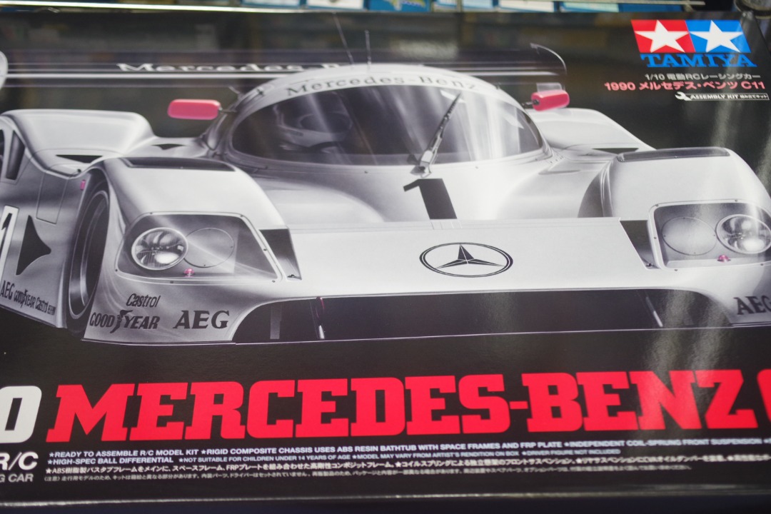 全新-Tamiya-田宮-47484- 1/10- RC- 1990-Mercedes Benz -C11-Group C