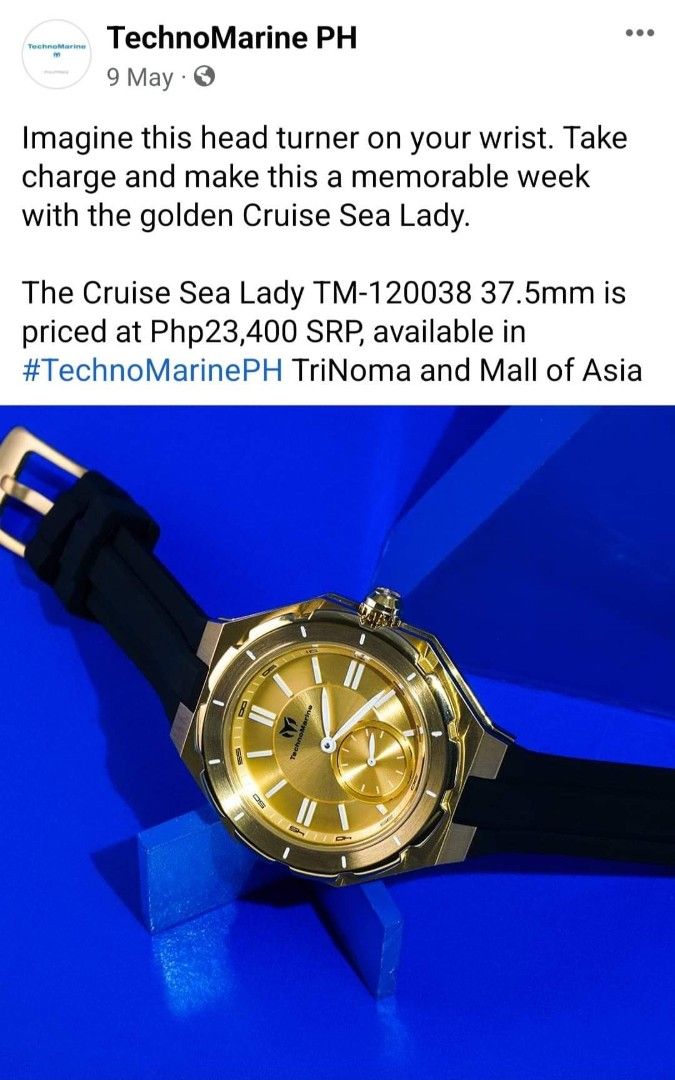 Technomarine trinoma top