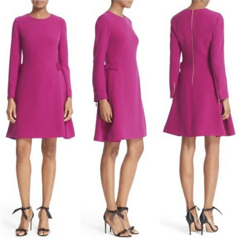 Ted baker side hot sale bow dress