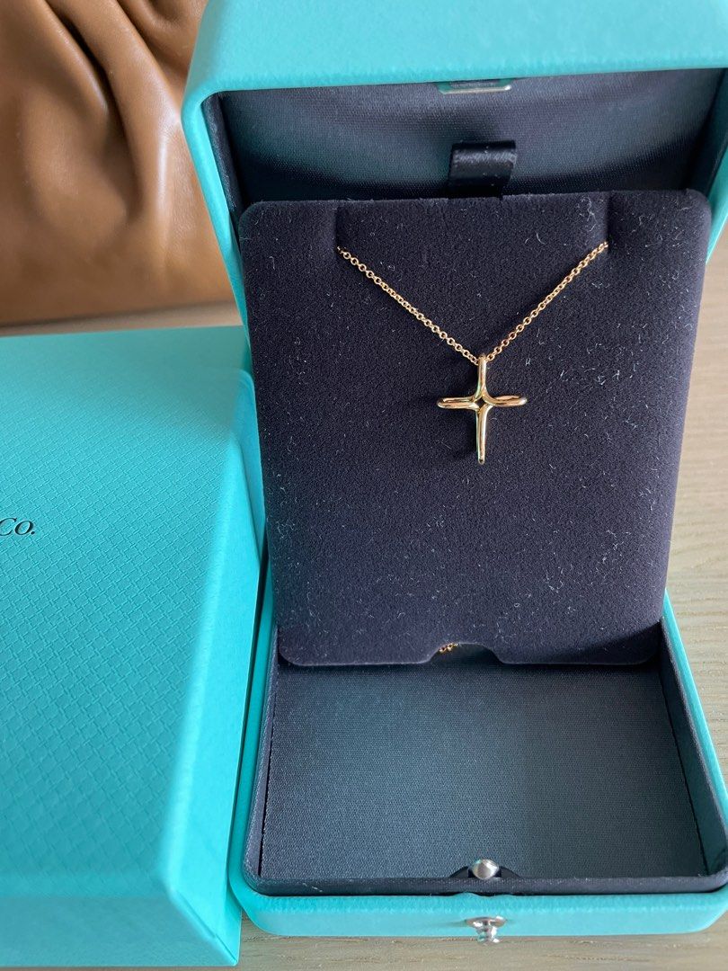 Tiffany and co sales infinity cross necklace