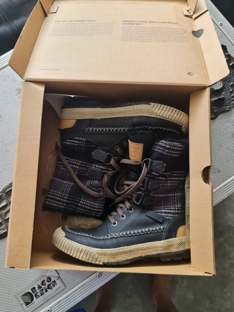 Timberland high boots, Men's Fashion, Footwear, Boots on Carousell