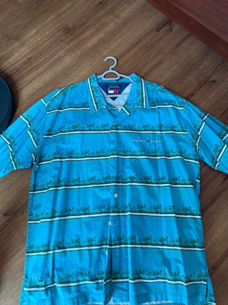 tommy jeans shirt blue