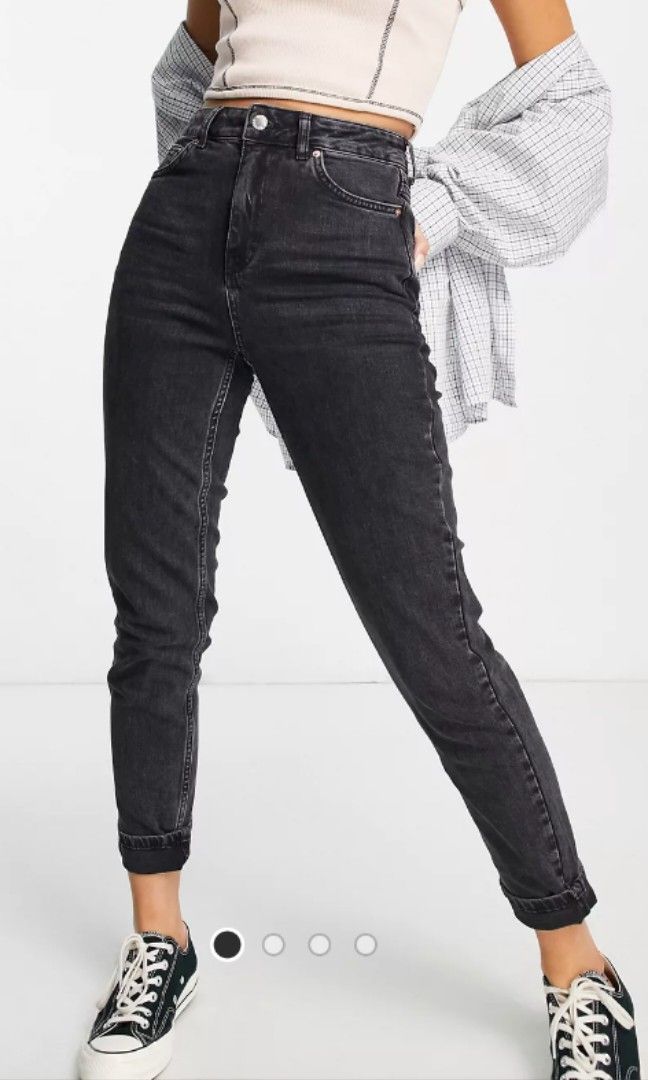 Black mom shop jeans topshop