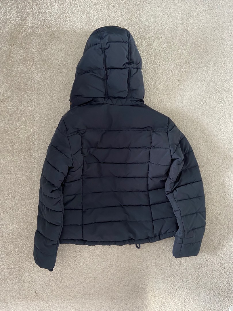 topshop navy puffer jacket