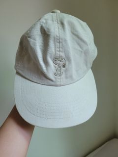Uniqlo 長場雄 snoopy聯名米白棒球帽 PEANUTS X Yu Nagaba