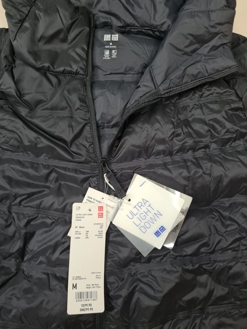 Ultra light sale down seamless parka