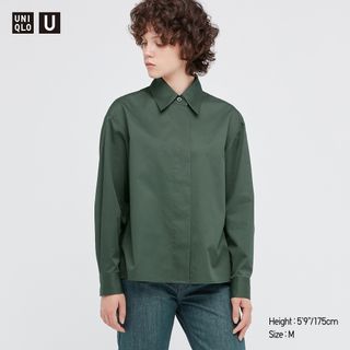 Uniqlo U Dark Green Cotton Jacket