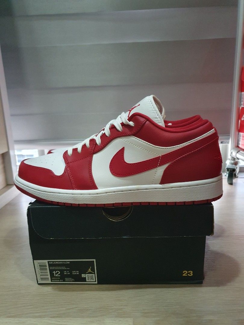 US12 Air Jordan 1 Low Gym Red