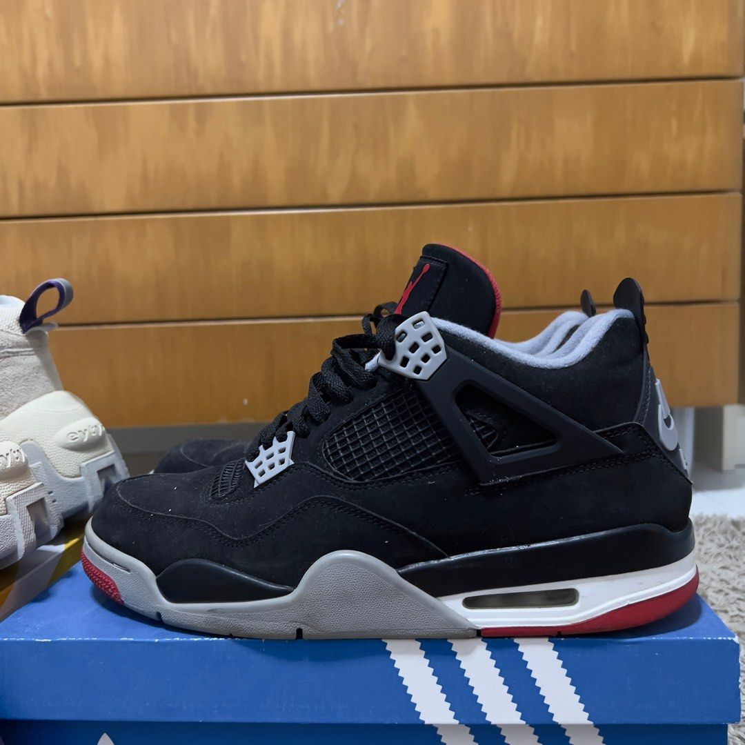 Air Jordan 4 Supreme, Men's Fashion, Footwear, Sneakers on Carousell