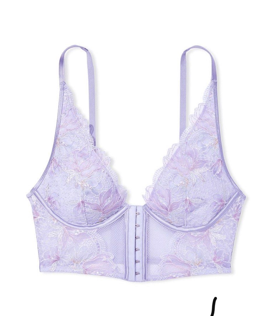 Victoria Secret Unlined Floral Embroidery Bra Top, Women's Fashion, New  Undergarments & Loungewear on Carousell