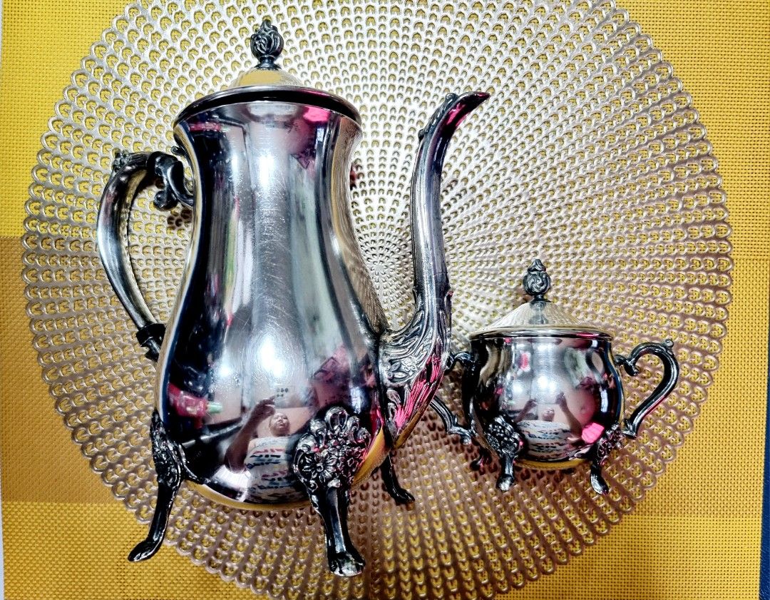 Leonard Silver Plate, Accents, Vtg Leonard Silver Plate Tea Pot