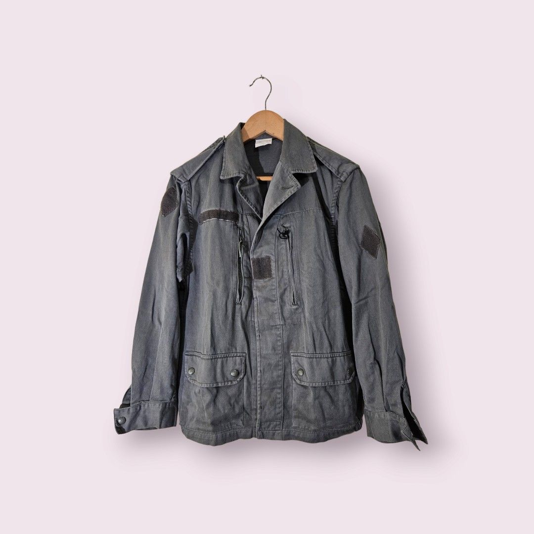 Vintage gray military jacket, Men's Fashion, Coats, Jackets and