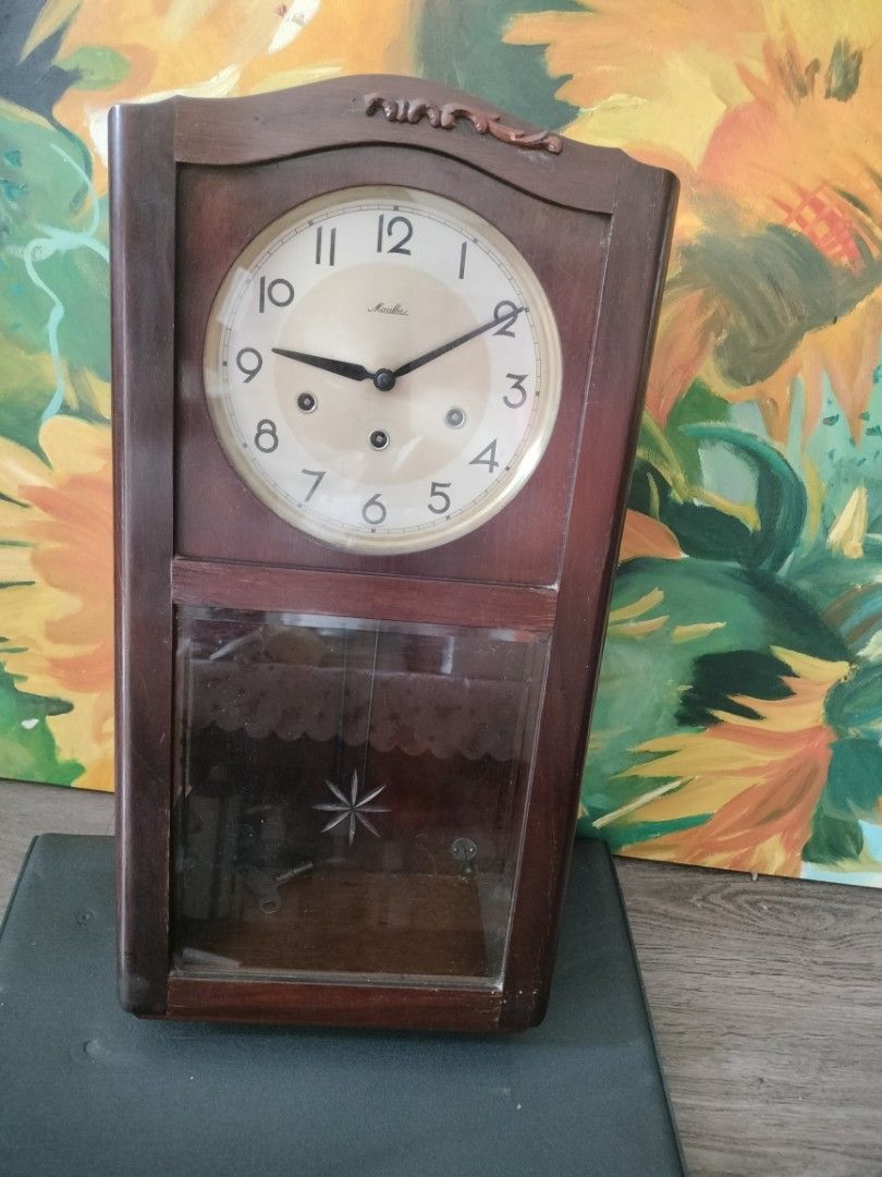 Vintage Mauth Clock made in Germany, Hobbies & Toys, Memorabilia