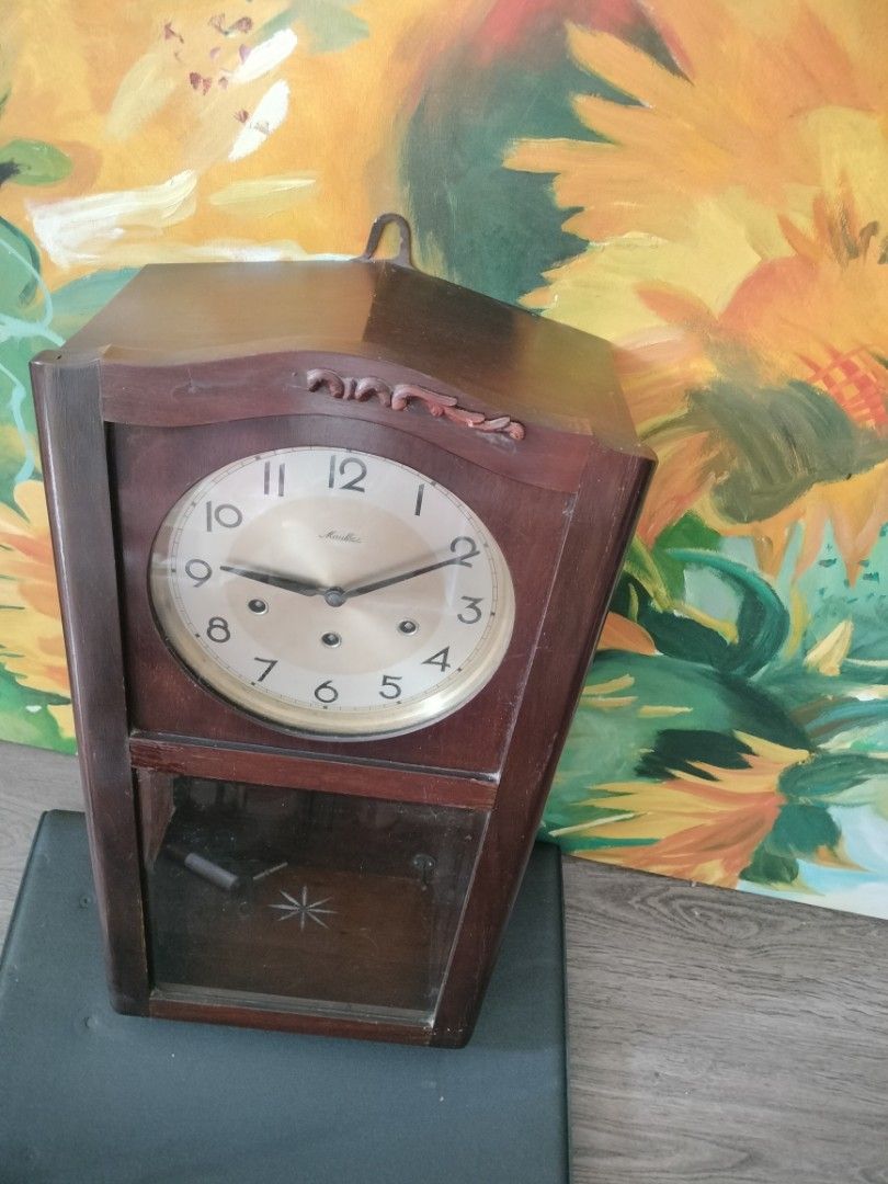 Vintage Mauth Clock made in Germany, Hobbies & Toys, Memorabilia