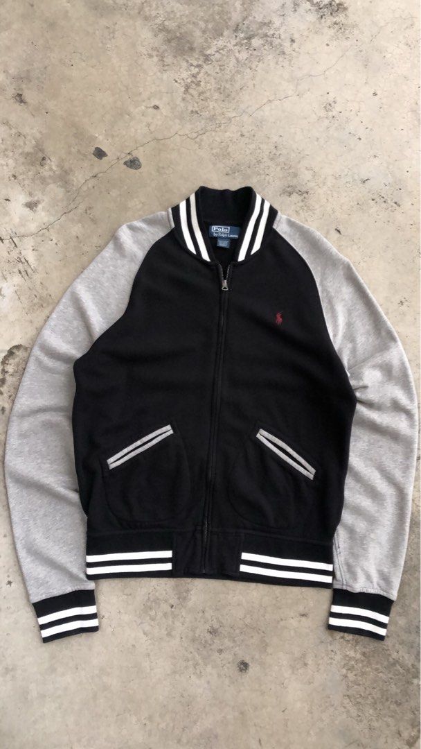 Vintage Polo Ralph Lauren Varsity Jacket Men s Fashion Tops