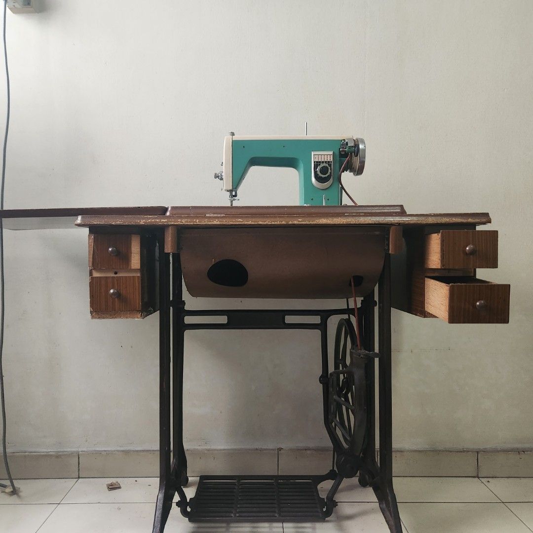 Vintage Sewing Machine For Sale, Furniture & Home Living, Furniture