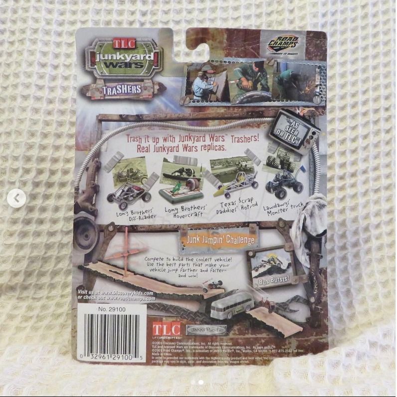 Vintage TLC “Junkyard Wars” team vehicle “Hotrod”, Hobbies & Toys, Toys