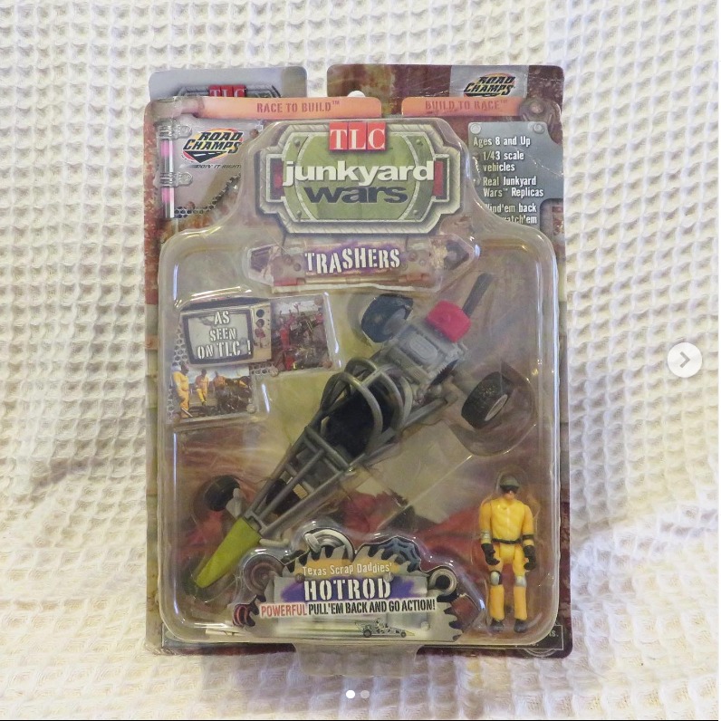 Vintage TLC “Junkyard Wars” team vehicle “Hotrod”, Hobbies & Toys, Toys