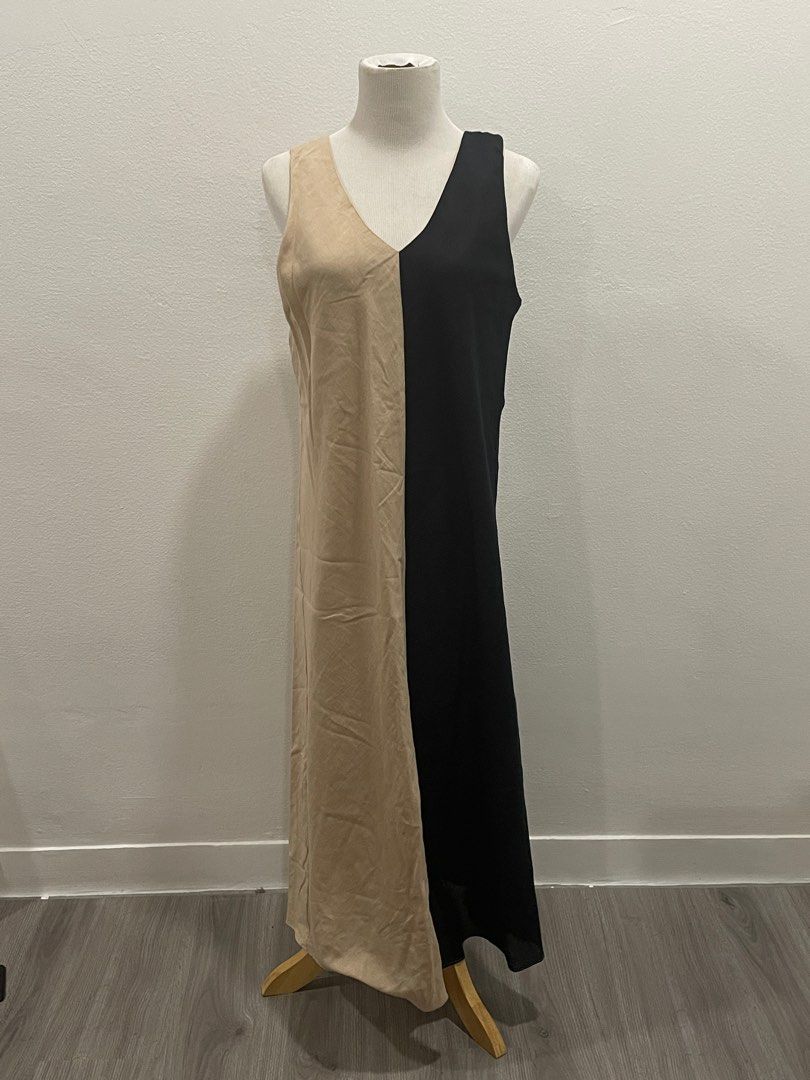 Two tone top shift dress