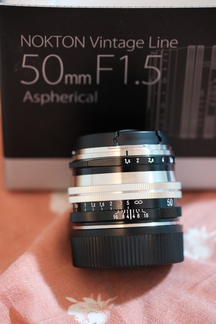 Voigtlander Nokton 50mm f/1.5 II Nickel SC, 攝影器材, 鏡頭及裝備 