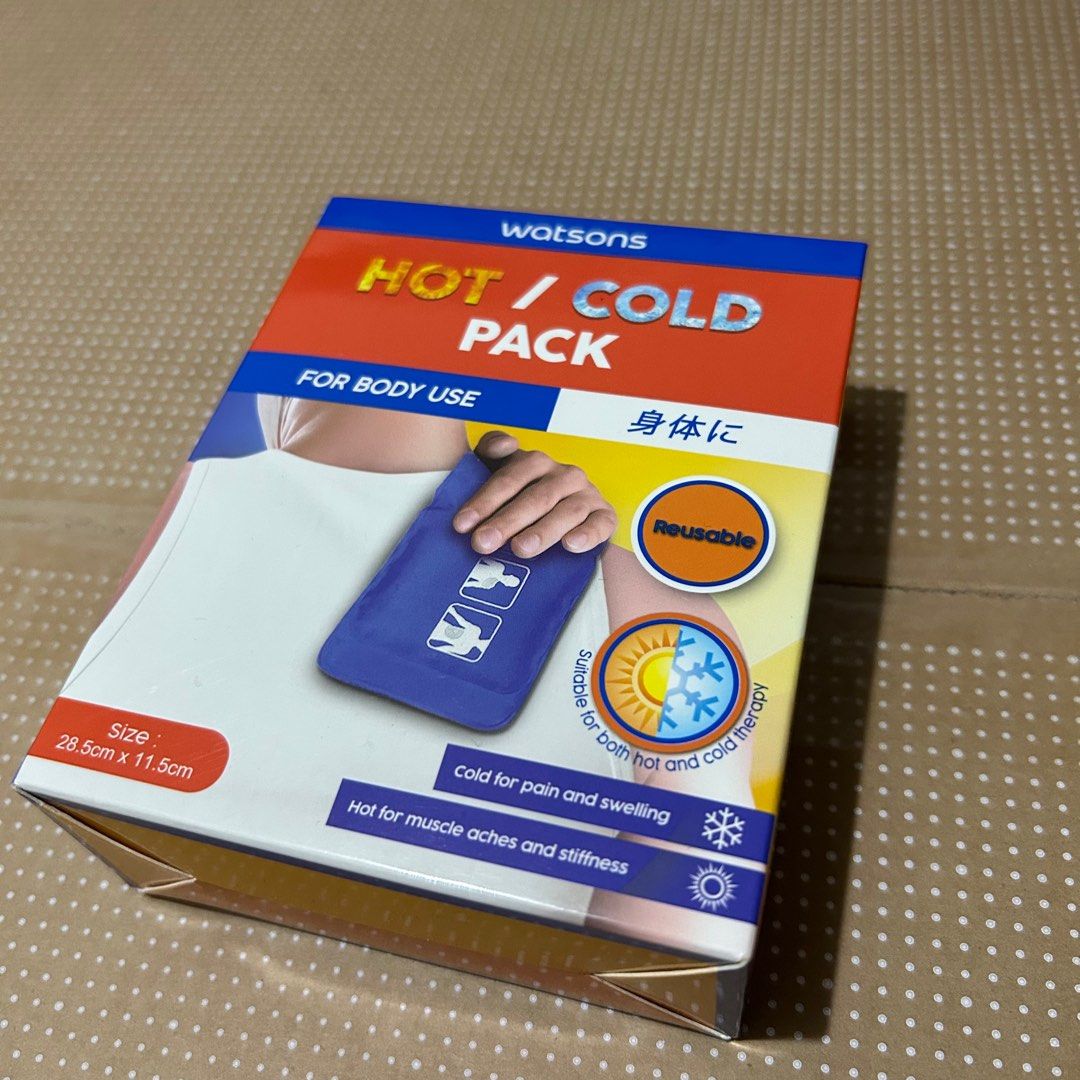 WATSONS Hot / Cold Pack For Body Use [28.5cm x 11.5cm] (Suitable for Both  Hot & Cold Therapy) 1s, Health