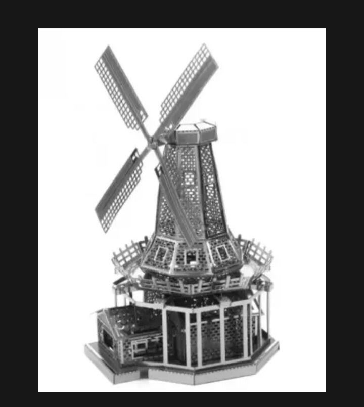 Windmill Metal Earth