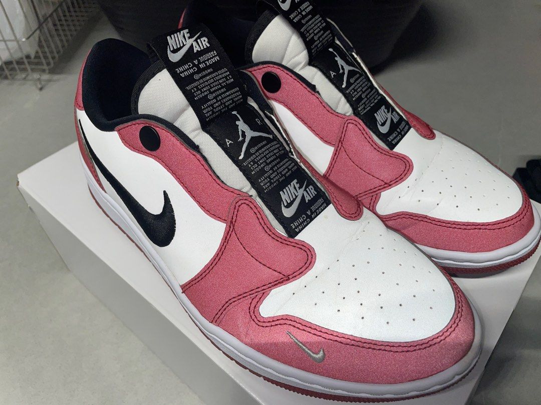 Women s AJ1 Air Jordan 1 Low Slip Reflective W7.5 38.5 Women s Fashion Footwear Sneakers on Carousell