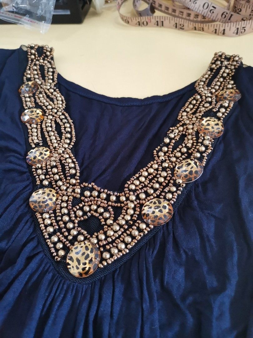 Short sleeve bling top bling maxi dress