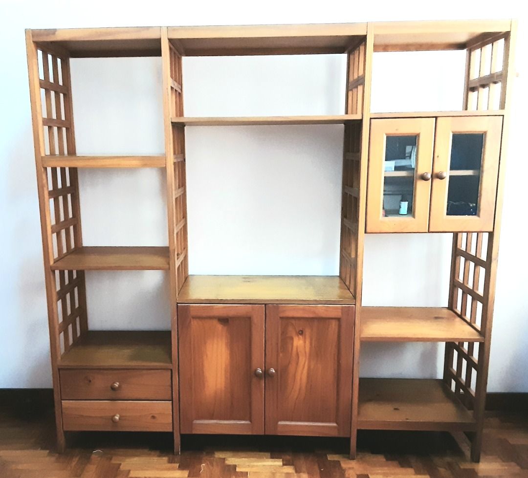 Wooden Display TV /Shelves, Furniture & Home Living, Furniture