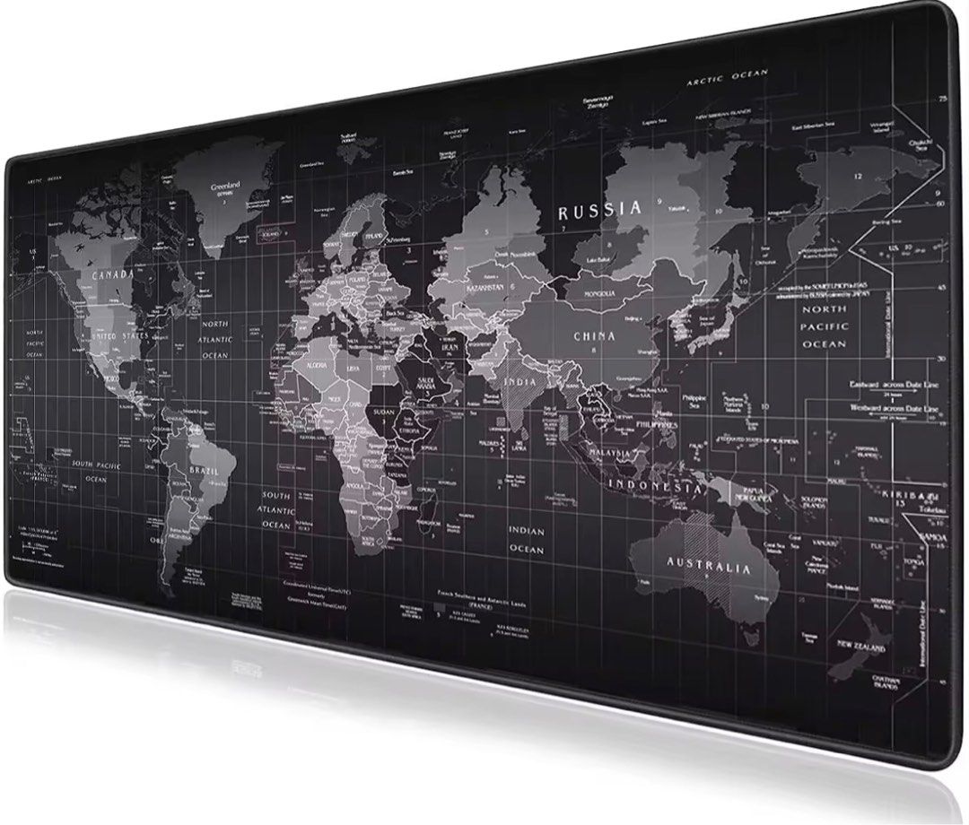 World Map Gaming Extended Mouse Pad 80x30 (Category: Mouse & Mousepads) located in Makati City. Submitted by _ercmaeee (Listing ID 1240158045, Image 1). Description: Available designs: All designs are 80 x 30 size -World map -One piece (brown) -Planisphere Location: Makati Shipping fee will be shouldered by the buyer.