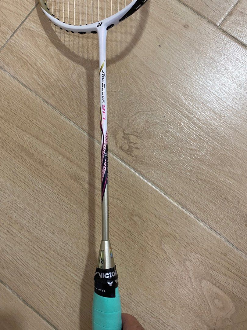 Yonex arcsaber 9FL, JP version, 4U5G, 19-24LBS 羽毛球拍, 運動產品
