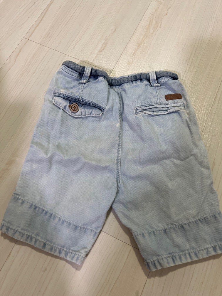 Zara Boy jeans short, Babies & Kids, Babies & Kids Fashion on Carousell