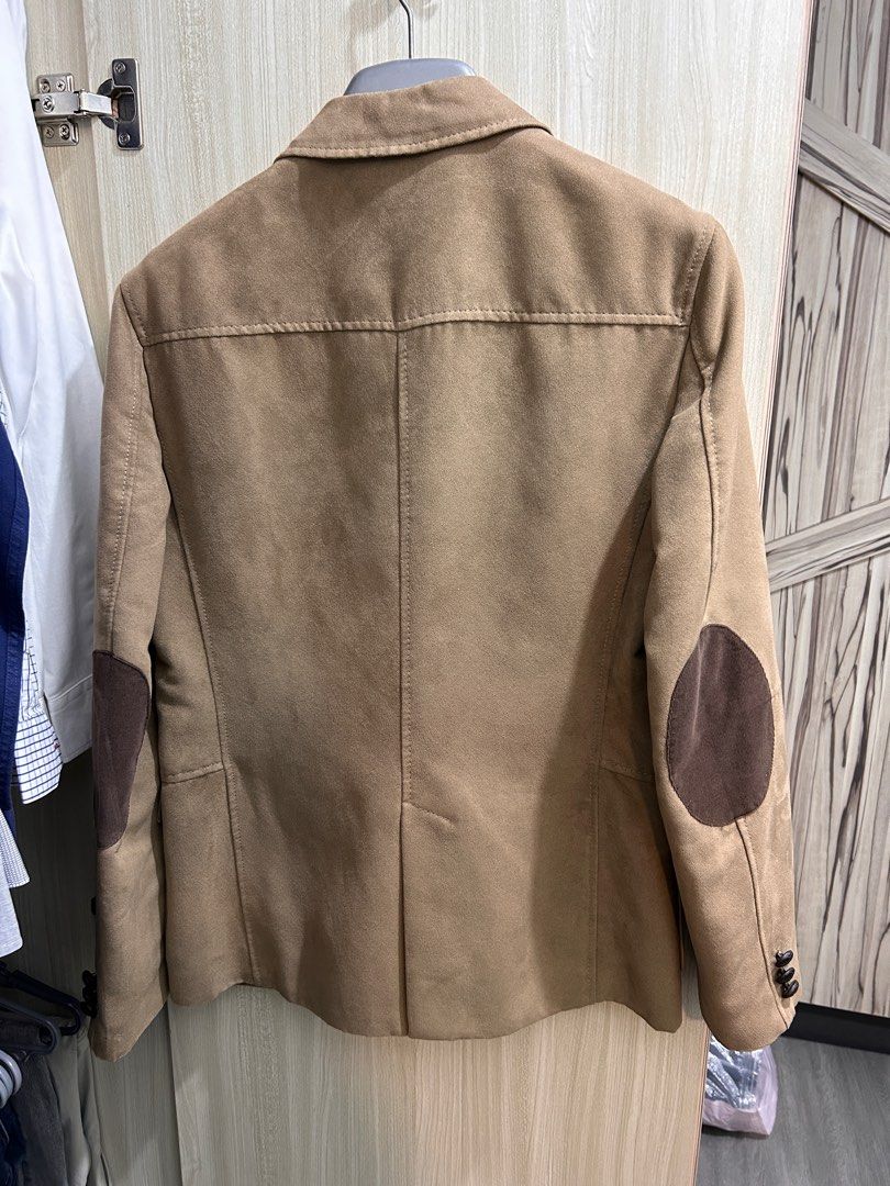 Zara suede brown Bomber Jacket, Men's Fashion, Coats, Jackets and Outerwear  on Carousell