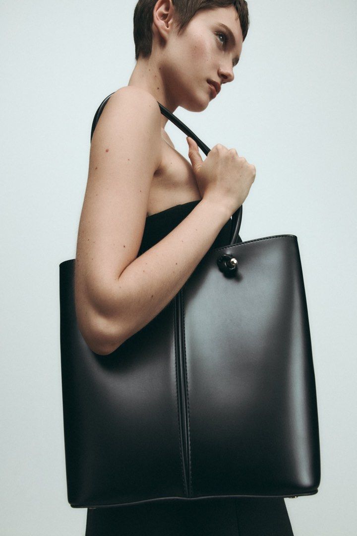 Zara womens store tote bags