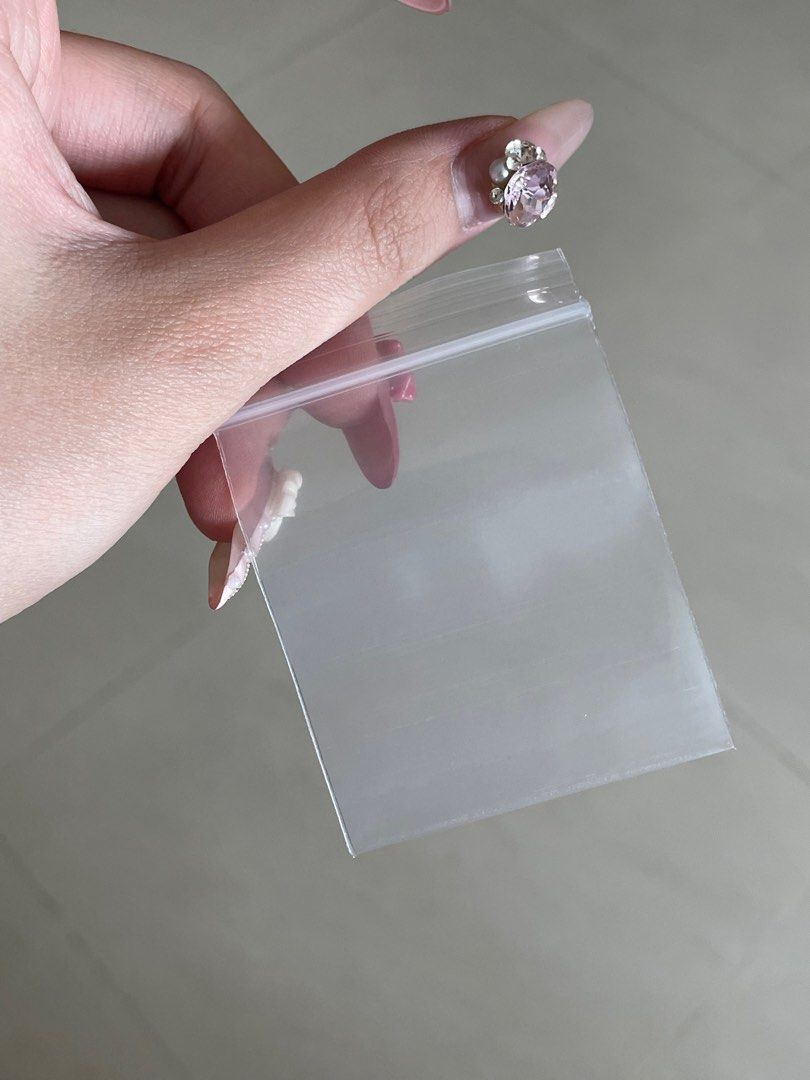 Ziplock bag mini size 100pcs Everything Else Others on Carousell