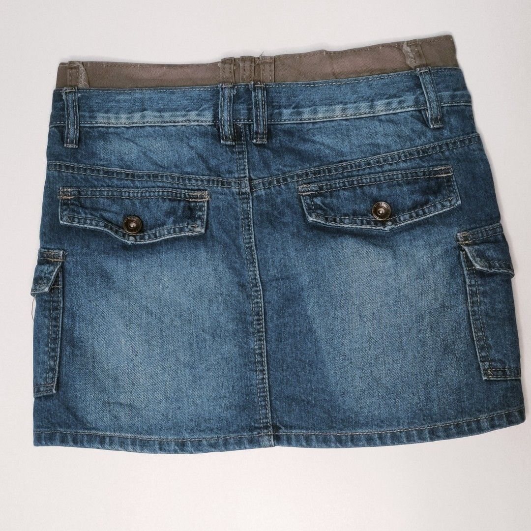 1098 Short Skirt Denim, Women's Fashion, Bottoms, Jeans & Leggings on ...