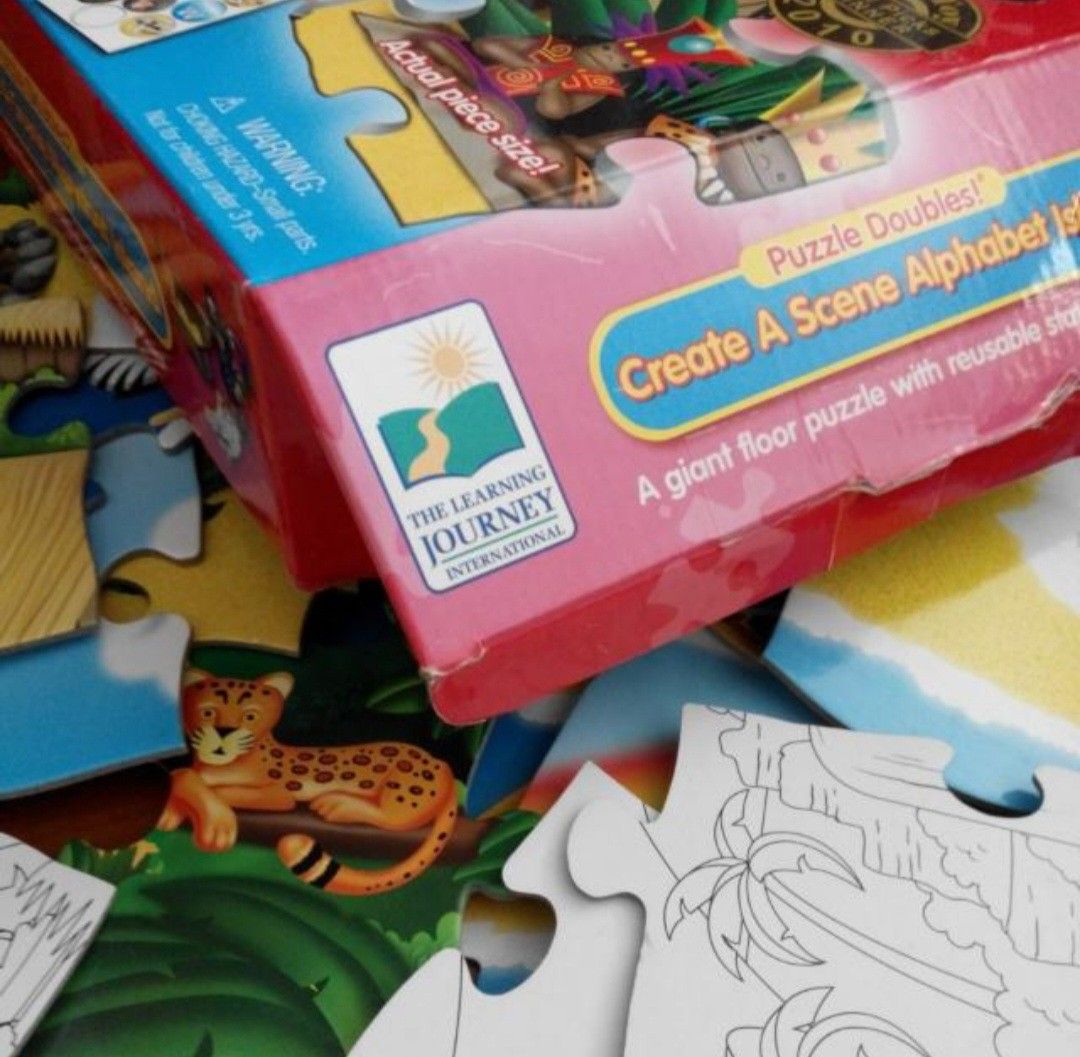 (15 Fast Deal) Kids Floor Puzzles, Giant Puzzles, Games, Hobbies