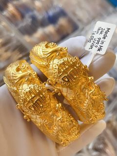 24k Gold Bangle made in HK