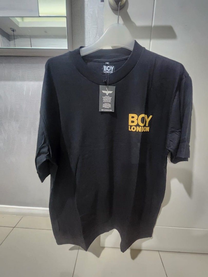 271. Kaos Boy London jangkar, Fesyen Pria, Pakaian , Atasan di Carousell