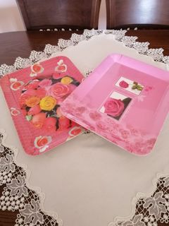 2 Pieces Tea/Coffee Trays