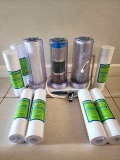 3 Way Alkaline Water Filter with 7 Free Filters